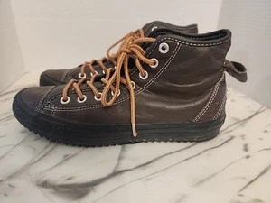 Converse All Star Chuck Taylor braun Leder dünn isoliert Turnschuhe Gr. 9 Herren 11W - Bild 1 von 12