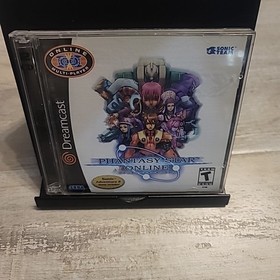 Phantasy Star Online (Sega Dreamcast, 2001) Complete CIB W/ Sonic Trial Disc