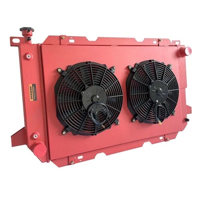 Cubierta del ventilador del radiador para Ford F-150 F-350 F-250 F53 Bronco 1985-1997 3 filas 1451 AT Foto 1 de 4