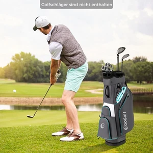 Golfbag Leichtes Golf Cart Bag Mit 14 Er Unterteilung Wasserabweisende Golfta... - Bild 1 von 12