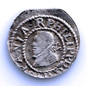 S.C. Spain-Felipe IV. Croat 1638 Barcelona. MBC+/VF+ Plata 2,95 g. Muy escasa - Imagen 1 de 2
