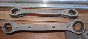 2 K-D Ratcheting Wrenches No 65, 5/8x3/4 and 66  11/16x7/8 6 point - Afbeelding 1 van 1