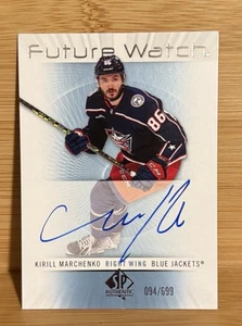 22-23 UD SP Authentic Retro Future Watch Auto RFWA-KM Kirill Marchenko /699 - Bild 1 von 2