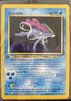 Suicune 27/64 Neo Revelation Regular - Image 1 of 2