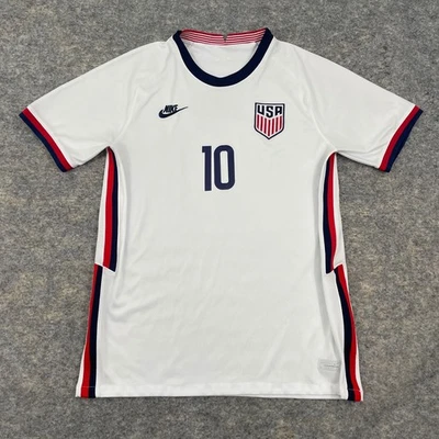 Nike USA Soccer Christian Pulisic #10 20-21 Home Jersey Dri-Fit Men's XL USMNT - Image 1 of 4