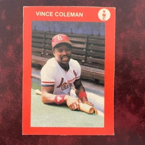 1986 Baseball Cards Magazine VINCE COLEMAN Kondritz SAMPLE CARD #7 CARDINALS - Picture 1 of 2