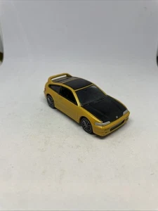 Johnny Lightning Street Freaks 1989 Honda CRX Custom Gold Yellow 1/64 Loose - Picture 1 of 5