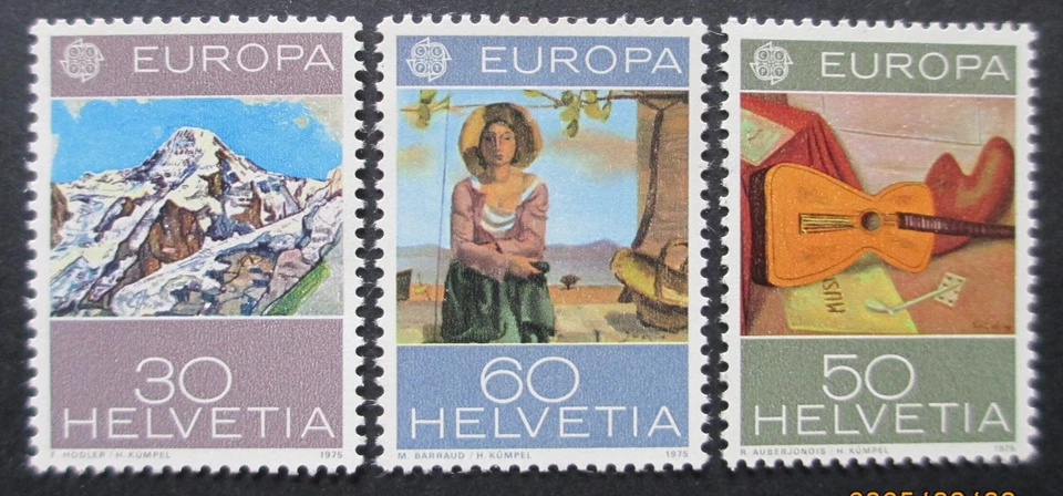 SWITZERLAND/SCHWEIZ - 1975 STAMPS - CULTURE EUROPA ~ MINT NEVER HINGED. - Image 1 of 1