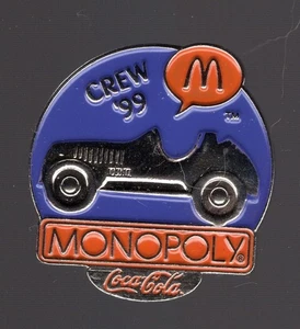 1999 McDonalds Coca-Cola Crew Pin Monopoly Promotion - Bild 1 von 1