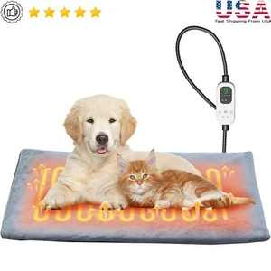 Indoor Outdoor Haustier Heizkissen 9 Temperatureinstellungen Timer Sicherheit Kaufest Neu - Bild 1 von 10