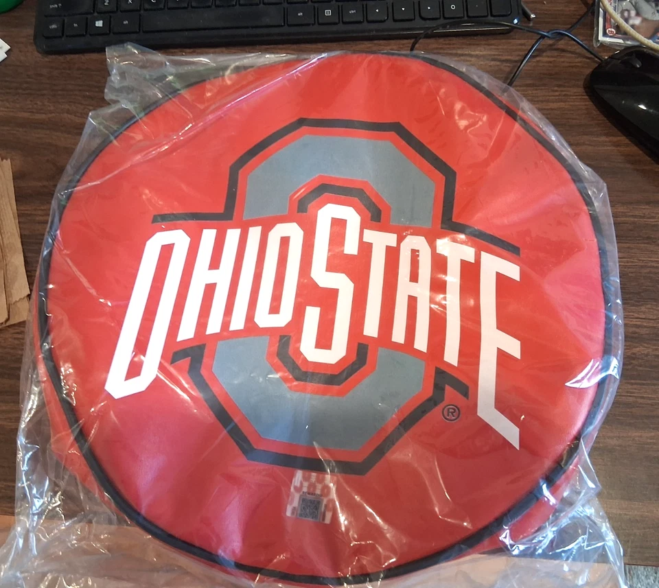 OHIO STATE UNIVERSITY, HOLLAND BAR STOOL VINYL BAR STOOL SEAT COVER, 14 1/2 in - Image 1 of 4