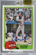2015 Archives Signature Edition Buybacks /24 George Foster (1981 Topps) Auto