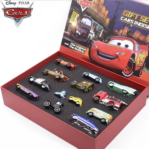 8/13/15Pcs Disney Pixar Cars Lightning McQueen 1:55 Diecast Movie Toy Gifts Box Cover