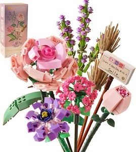Icons Flower Bouquet Botanical Collection Building Set - Picture 1 of 6