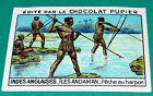 Chromo Indes Anglaises N114 Chocolat Pupier Asie 1936 Iles Andaman Peche Harpon