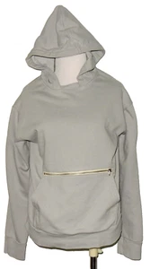 Wonder Nation Boys Gray Hoodie Sz XL (14-16) Front Pouch Zippered Back - Picture 1 of 4