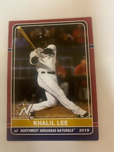 Khalil Lee 2019 Northwest Arkansas Naturals Team Card