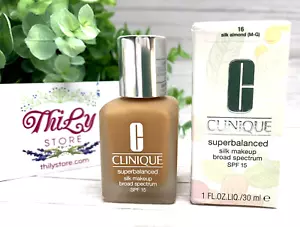 Clinique Superbalanced Silk Makeup SPF 15 #16 Silk Almond (M-G) NEW IN BOX 30ML - Picture 1 of 3
