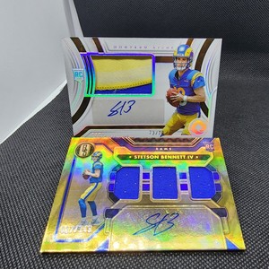 2023 Panini Gold Standard Stetson Bennett IV Nouveau Riche & triple patch AUTO