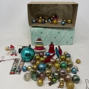 Lot Of Antique Christmas Ornaments Mercury Glass Estate Find - Picture 1 of 11