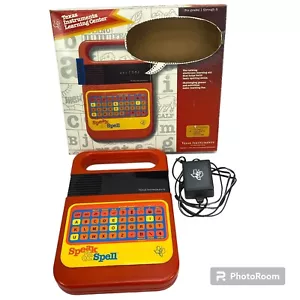 Vintage Speak & Spell von Texas Instruments FUNKTIONIERT getestet 1980 + Box - Bild 1 von 9