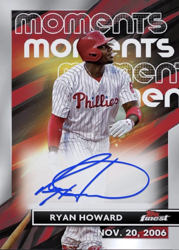 [DIGITAL] Topps Bunt - Ryan Howard - Finest 23 S1 - Moments Signature - Image 1 of 1