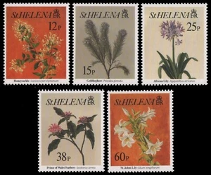 St Helena 1994 - Mi No. 643-647 ** - MNH - Flowers / Flowers - Picture 1 of 1