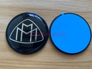 Maybach Flat Badge Emblem (Paste) For Mercedes Benz A B C E S ML CLS Class 57mm - Picture 1 of 8