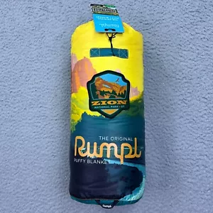 Nueva Manta Hinchada Original Rumpl Colección Parque Nacional Zion Senderismo 52" x 75" - Imagen 1 de 8