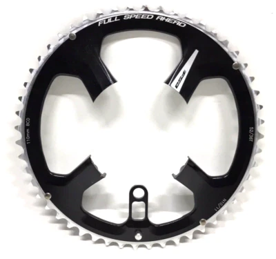 FSA K-Force ABS Alloy Chainring 52T 110BCD 5-Bolt 10-11 Speed Gray Decal WA426 - Image 1 of 4