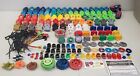 Huge Beyblade Lot Launchers Rip Cords Spinners Hasbro TOMY Metal Early Years