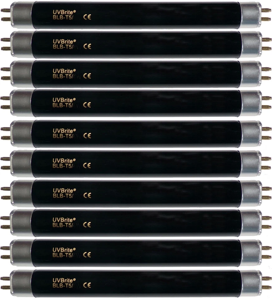UVBrite® 10 x BLB-T5/6W 6 Watt Blacklight Bulb for Safescan 45 UV Money Checker - Image 1 of 3