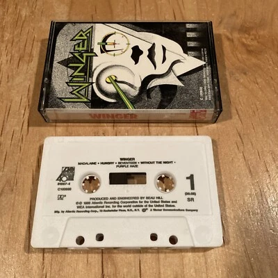 Winger s/t 1988 debut CASSETTE TAPE 1st US issue BMG dokken danger danger - Image 1 of 4