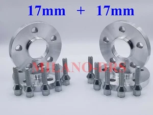 KIT 4 DISTANZIALI RUOTA 17+17mm ALFA ROMEO 159 - BRERA - SPIDER + BULLONI - Imagen 1 de 1