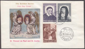VATICAN SC #295-7 FDC (IV) - 300th ANN of the DEATH of ST VINCENT de PAUL - Bild 1 von 1