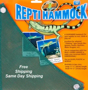 Zoo Med Repti Hammock  17.5in Length Large - Free Shipping - Same Day Shipping - Picture 1 of 4