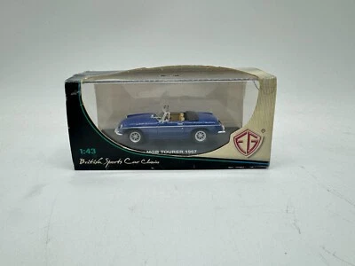 MODELLINO AUTO MGB TOURER SPIDER 1967 BLU - EDISON GIOCATTOLI - SCALA 1:43 - Immagine 1 di 4