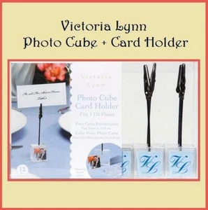 VICTORIA LYNN Photo Cube + Porta Carte, Confezione da 12, Adatto per Foto 1" Spedita Oggi - Foto 1 di 2
