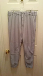 Wilson Baseball Pants Gray with Black Stripes Size Large - Picture 1 of 5