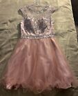 The Collection Pink Cocktail Short Dress Quinceañera Prom Party Size 10