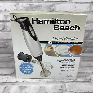 Hamilton Beach Hand Blender 2 Speed Multi-Tool Model 59762 Blend Mix Whip - Picture 1 of 2