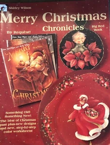Tole Painting Book: Merry Christmas Chronicles Big Red Book by Shirley Wilson - Picture 1 of 11