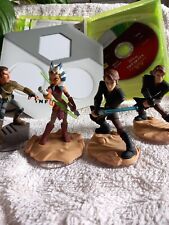 XBox 360 Disney Infinity 3 Disc, Portal, Star Wars Characters 2, 2 spares & Crys
