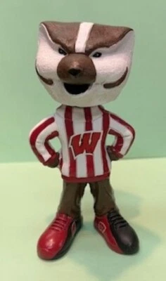 Wisconsin Badgers mini  Bobblehead - Image 1 of 2