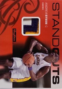 2008 SkyBox Standouts Red /25 #SO-AB Andrew Bynum Lakers Patch GAME USED