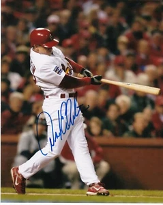 DAVID ECKSTEIN ST. LOUIS CARDINALS ACTION SIGNED 8x10 - Picture 1 of 1