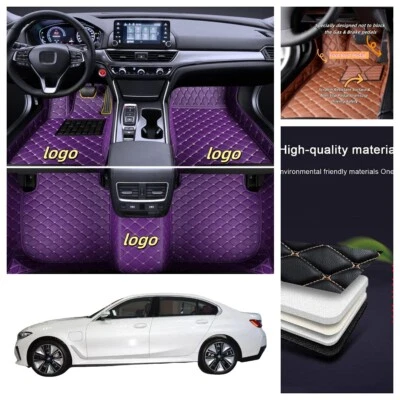 For BMW 5-series Car Floor Mats Custom Handmade All Weather Waterproof Liners - Imagem 1 de 4