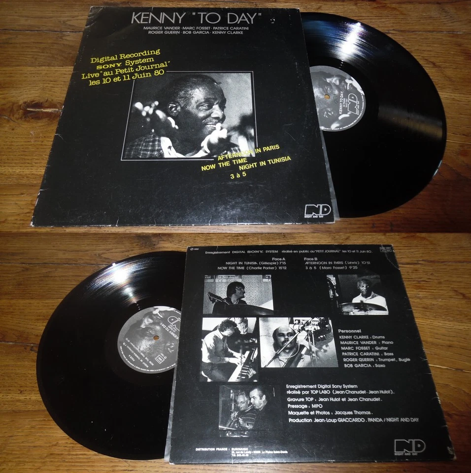 Kenny Clarke - Kenny "To Day" LP ORG French Press Jazz Be Bop - Photo 1/1