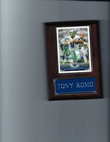 TONY ROMO PLAQUE DALLAS COWBOYS FOOTBALL NFL   C3 Cover