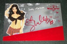 2018 Benchwarmer SHELLY MARTINEZ Hot For Teacher SCHOOL GIRLS Red Foil #1/1 WWE